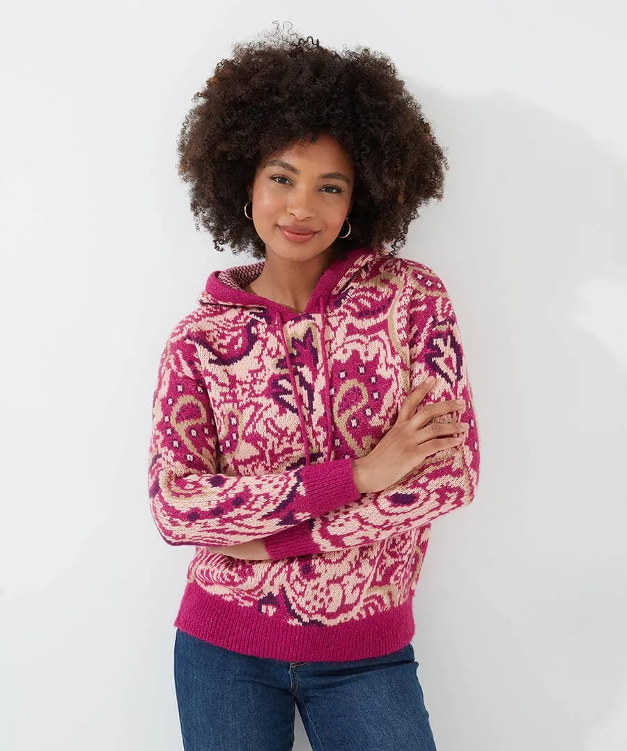 Perfectly Paisley Hooded Jumper