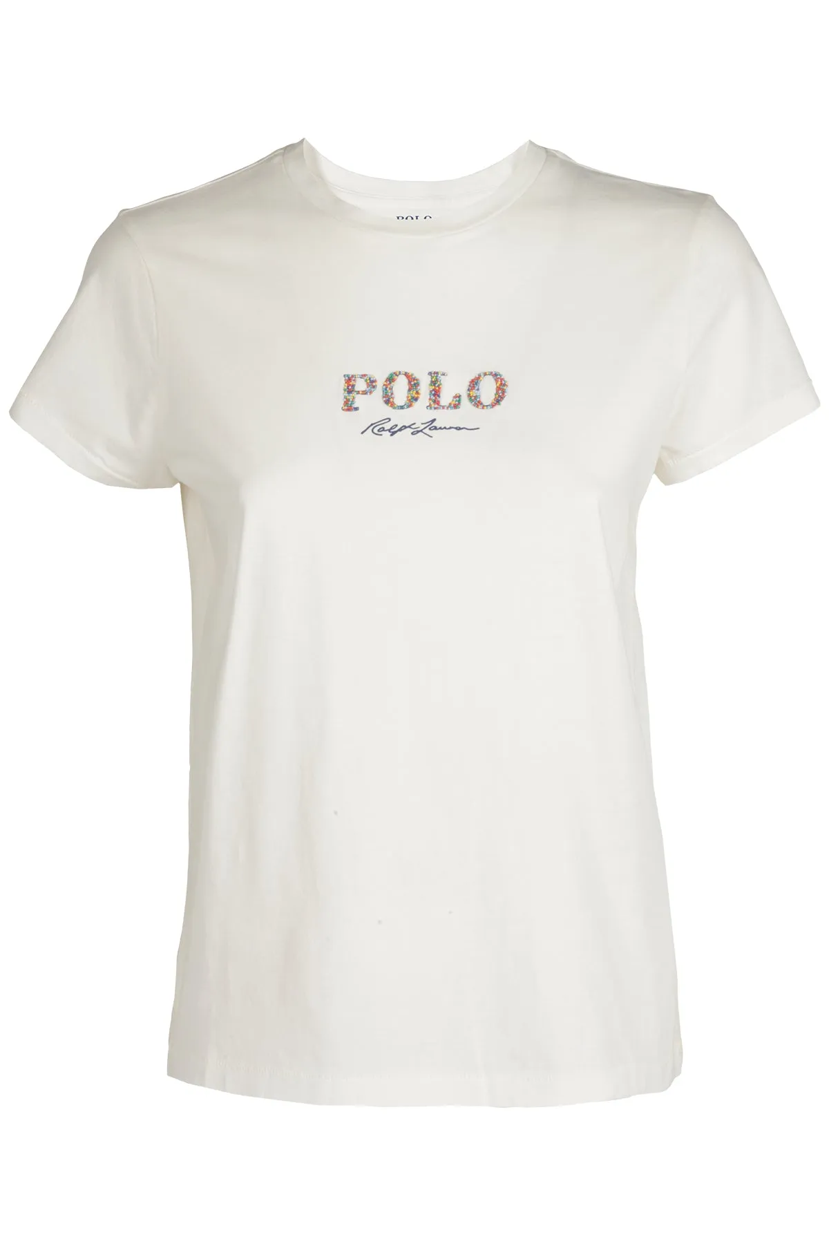 Polo Ralph Lauren Logo Embellished Crewneck T-Shirt