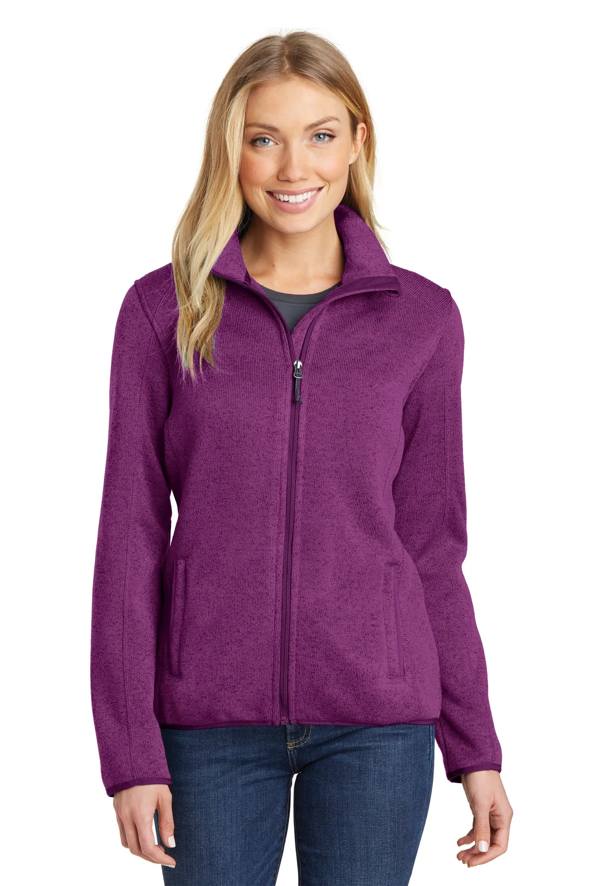 Port Authority L232    Ladies Sweater Fleece Jacket SKU: L232