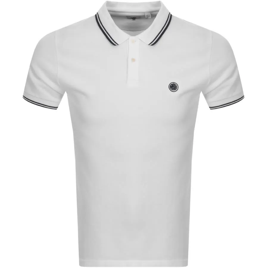 Pretty Green Barton Polo T Shirt White