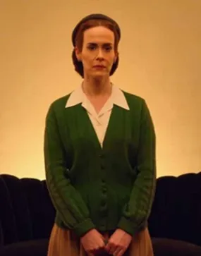 Ratched Nurse Mildred Sweater | Sarah Paulson Green Sweater