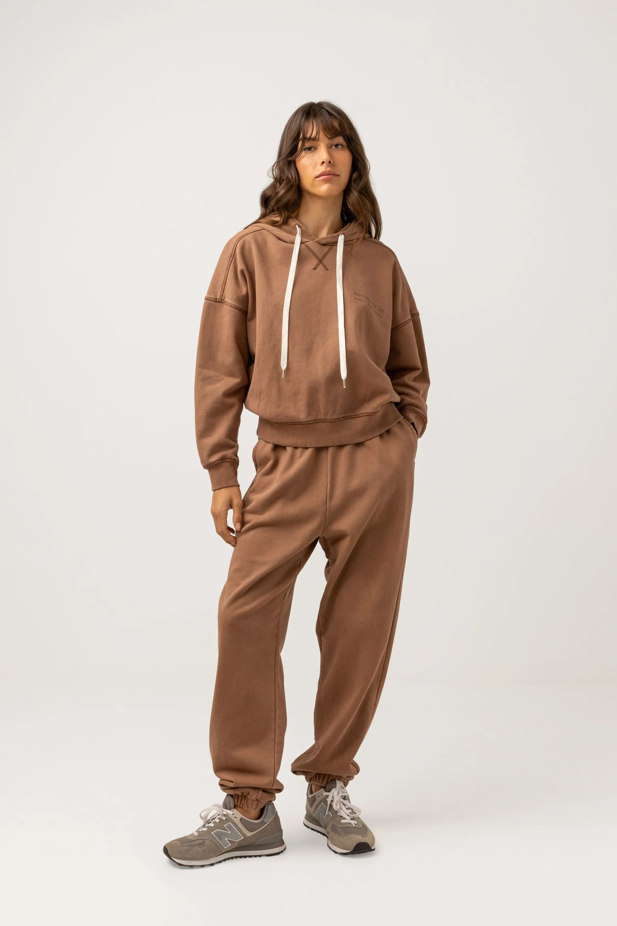 Rhythm Core Track Pant Chocolate