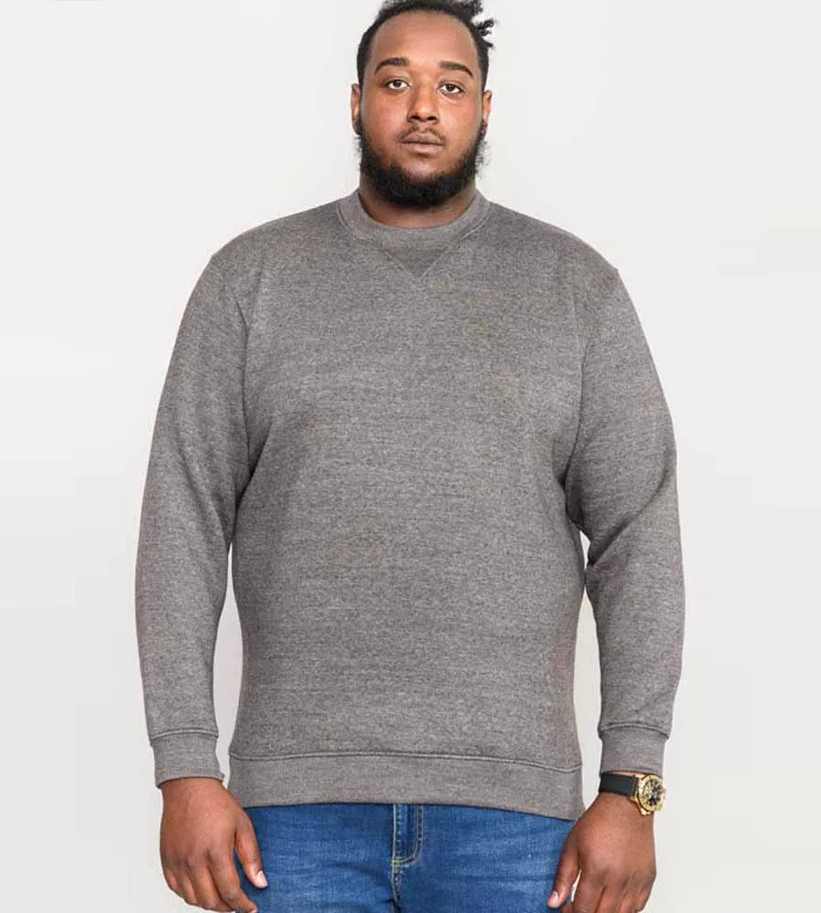 Rockford Big Mens Grey Crew Neck Sweatshirt (SWEAT GREY)