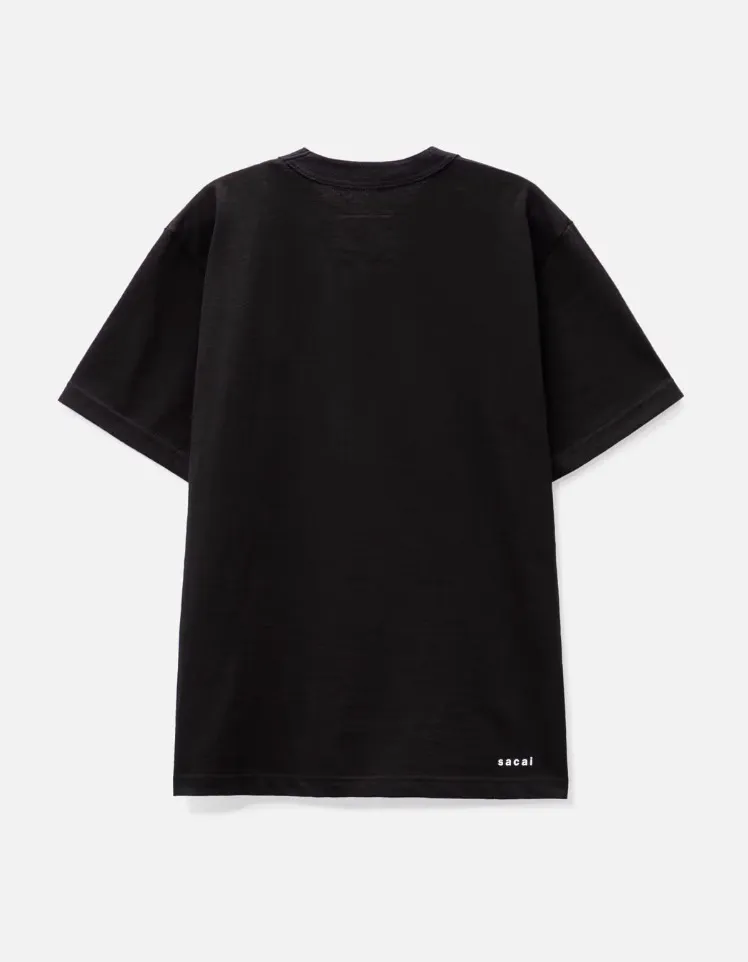 sacai  |Street Style Cotton Short Sleeves Logo Designers T-Shirts