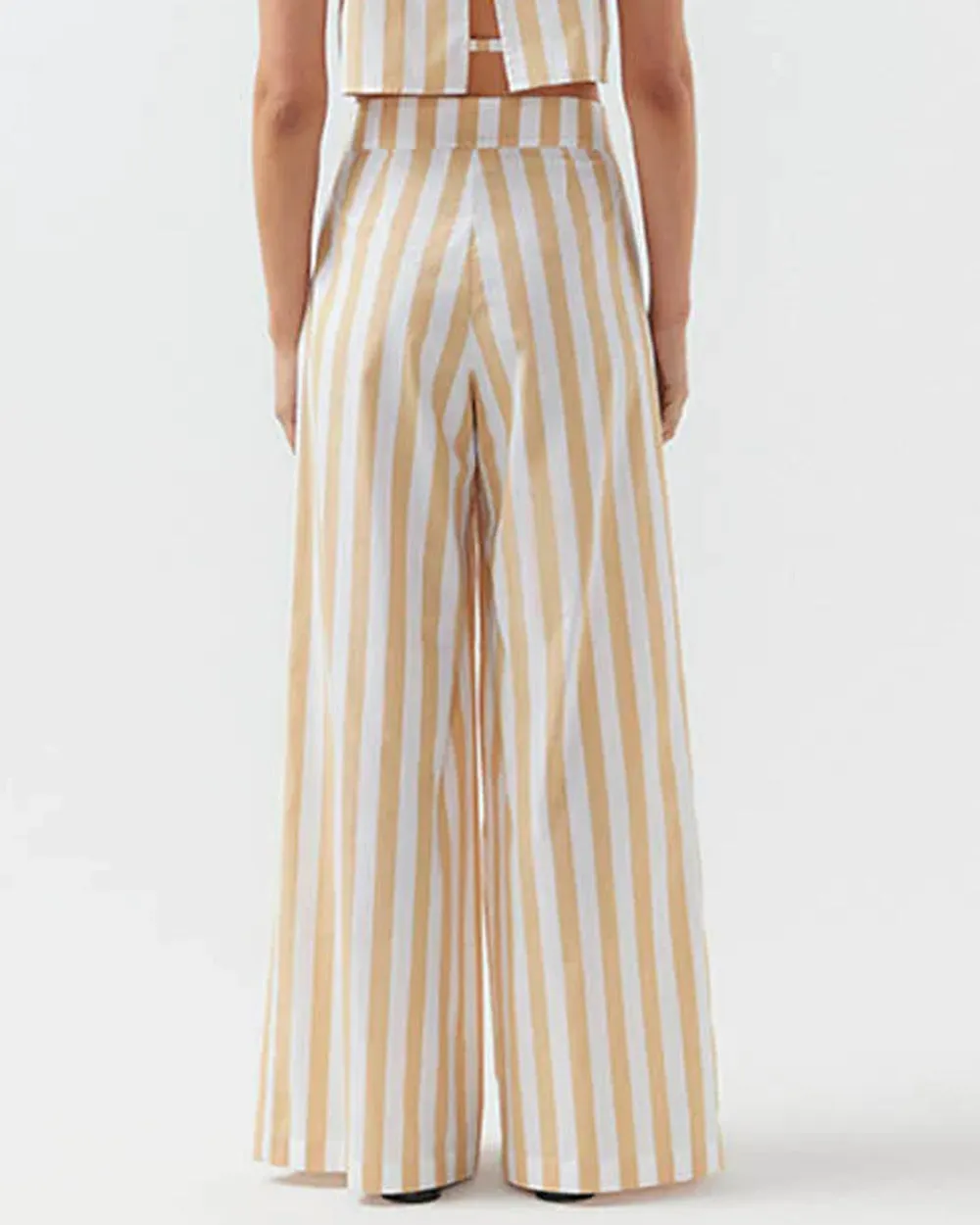 Sand Stripe Darcy Palazzo Pant