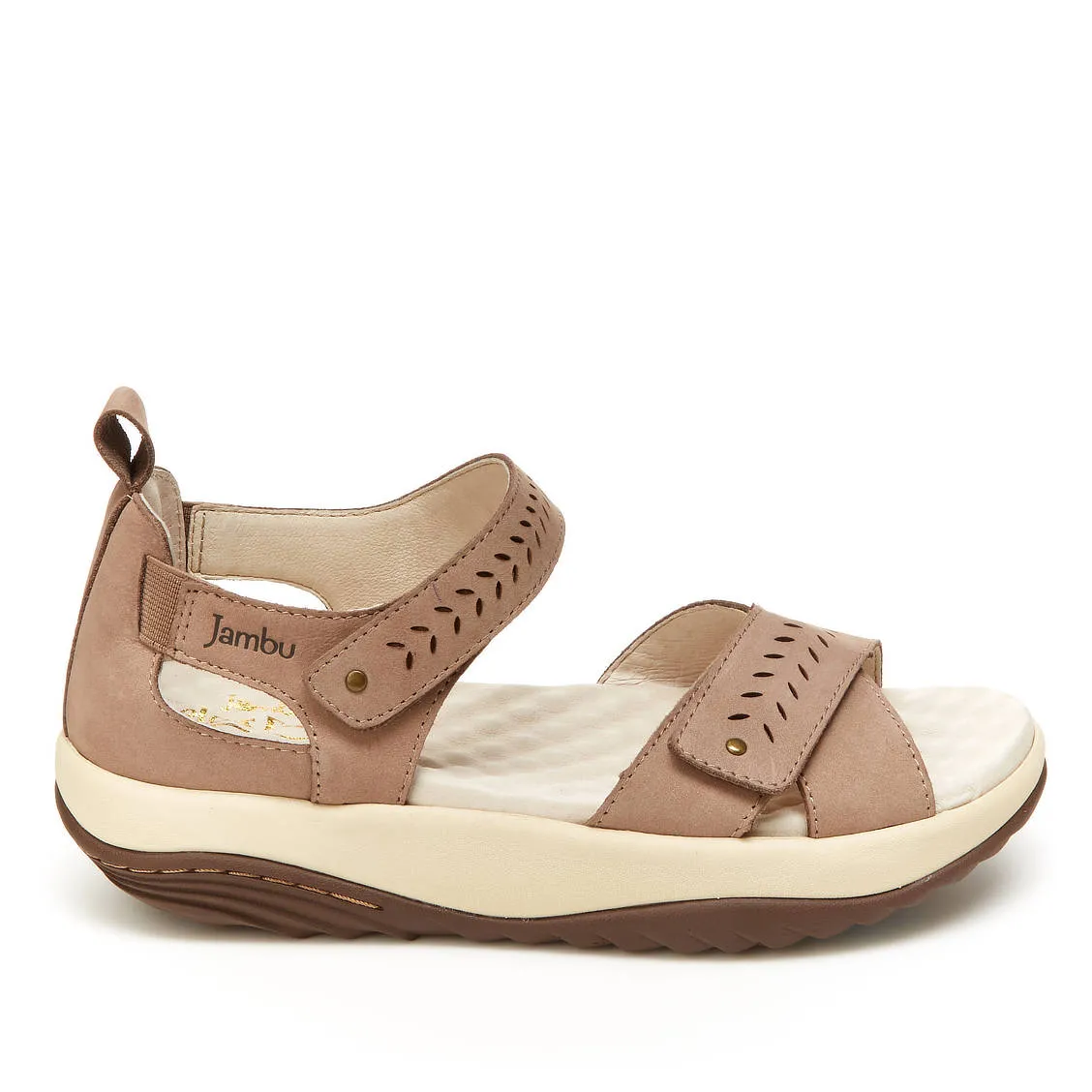 Sedona (Taupe Nubuck) Rocker Bottom Sandal