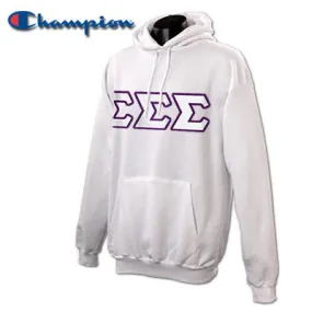 Sigma Sigma Sigma Champion Powerblend Hoodie - S700 - TWILL