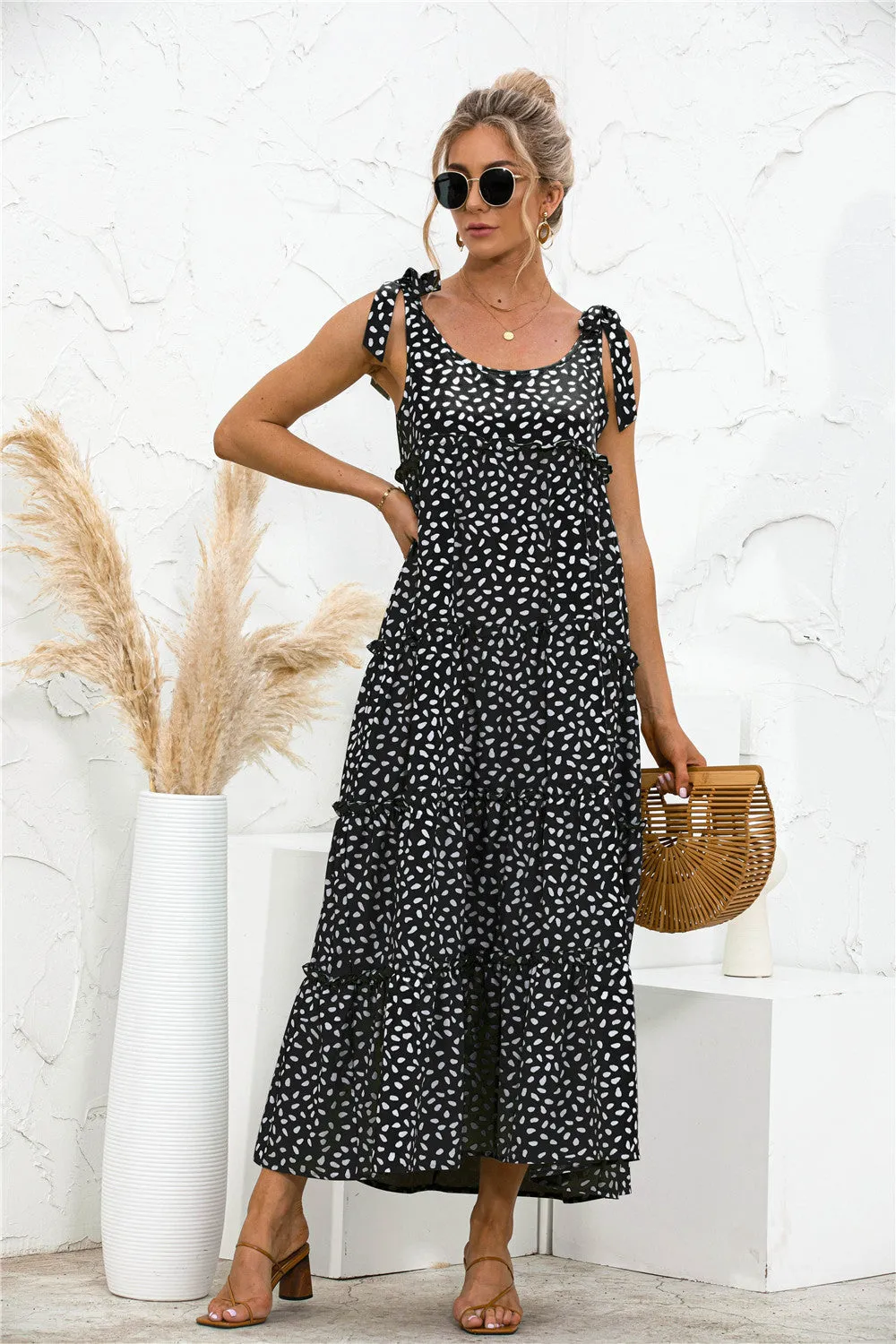 Spring Polka Dots Dress