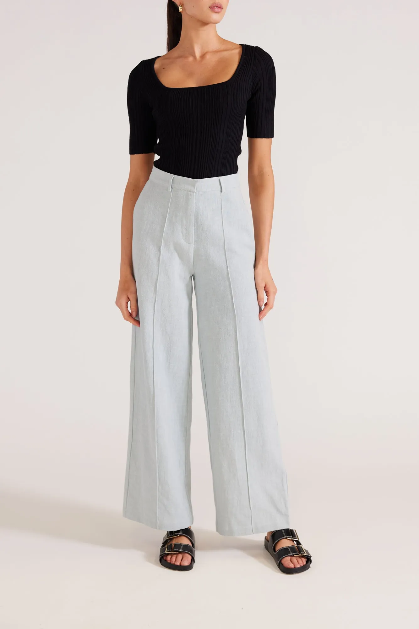 Staple the Label - Romee Wide Leg Pants Seafoam