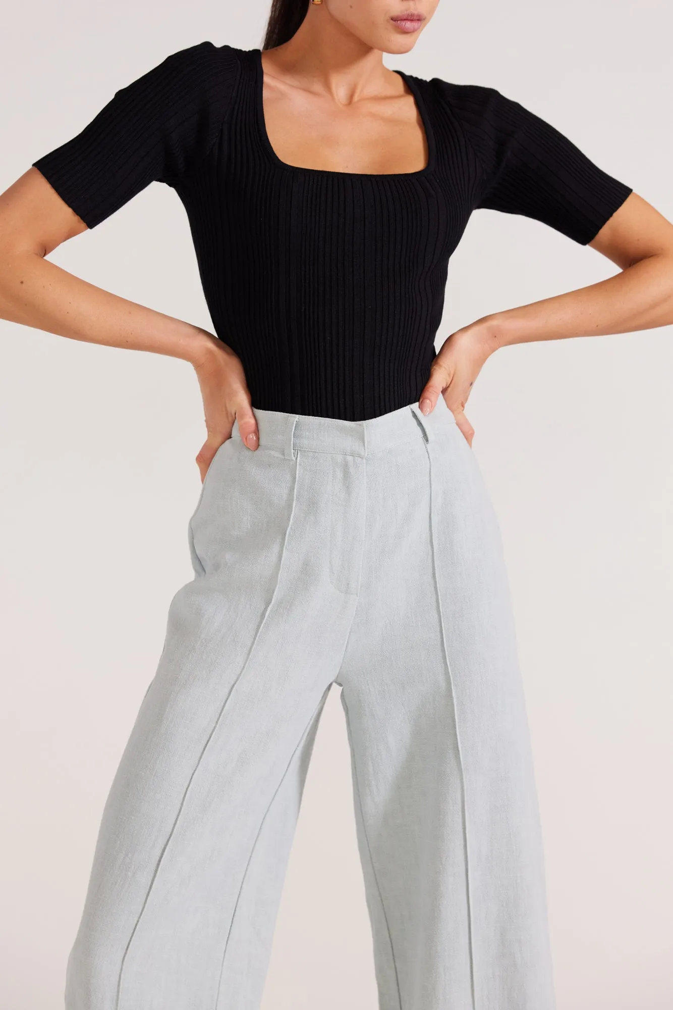 Staple the Label - Romee Wide Leg Pants Seafoam