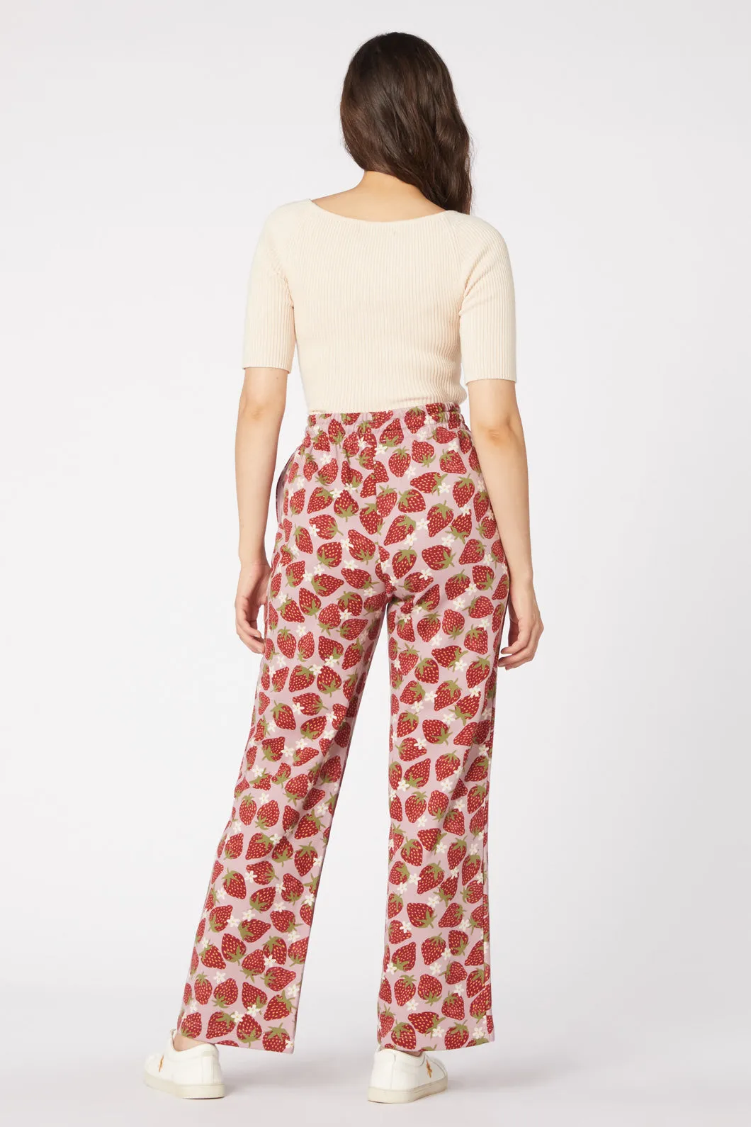 Strawberry & Daisy Track Pant