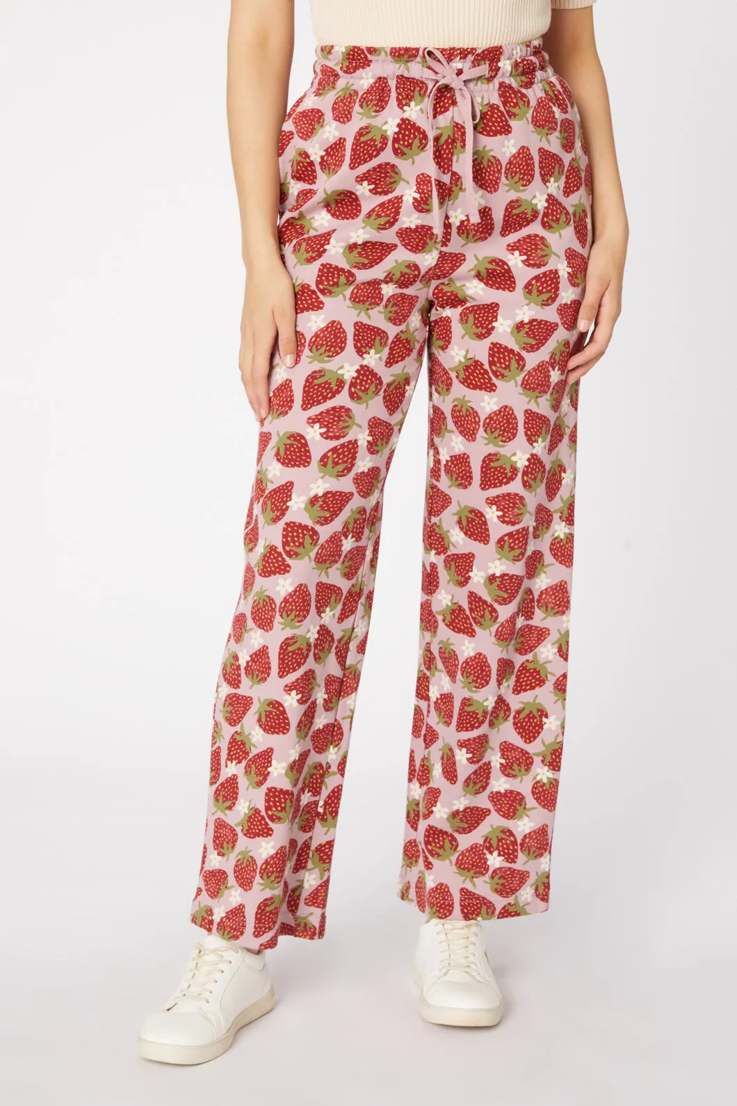 Strawberry & Daisy Track Pant