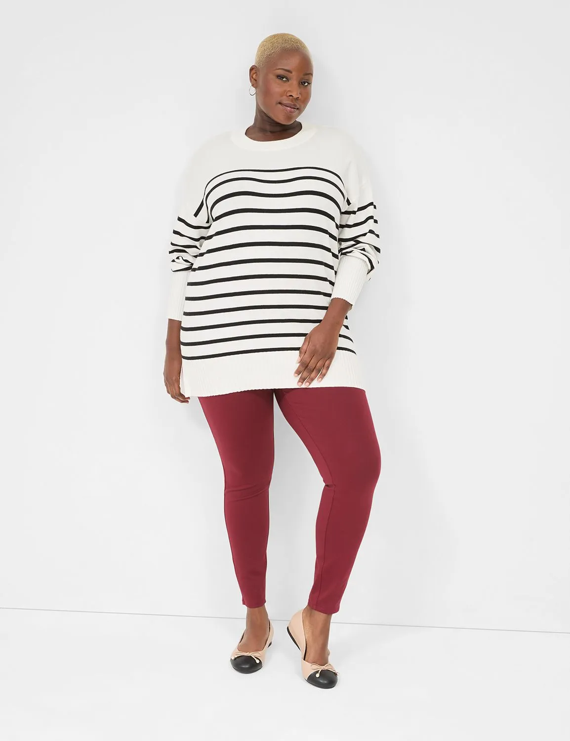 Striped Crew-Neck Sweater