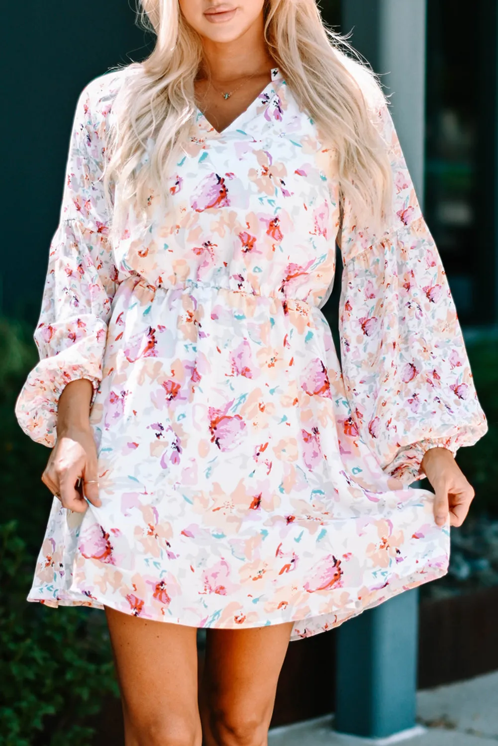 Sunday's Best Bubble Sleeve Dress