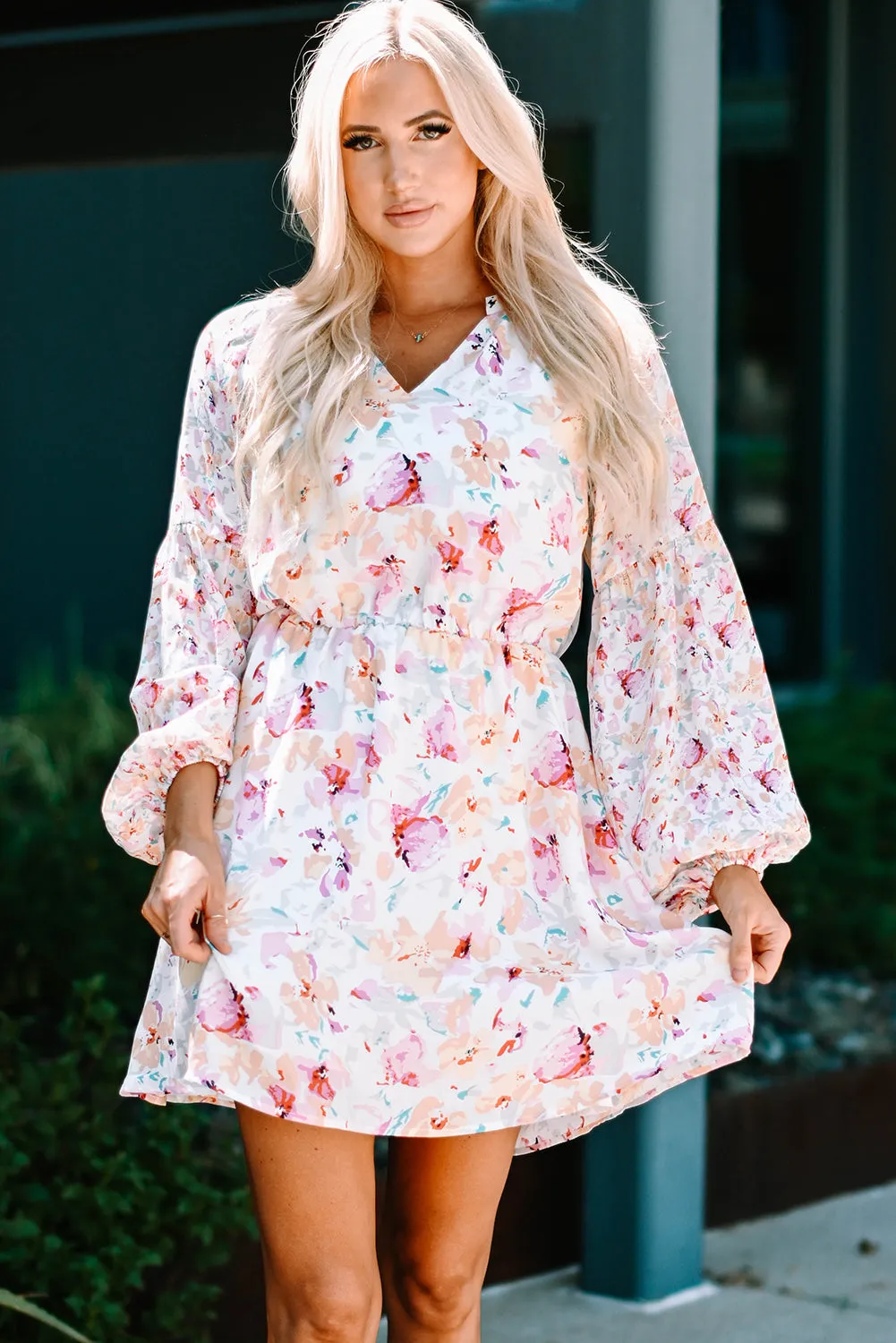 Sunday's Best Bubble Sleeve Dress