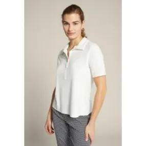 T-shirt modello polo donna Bianco