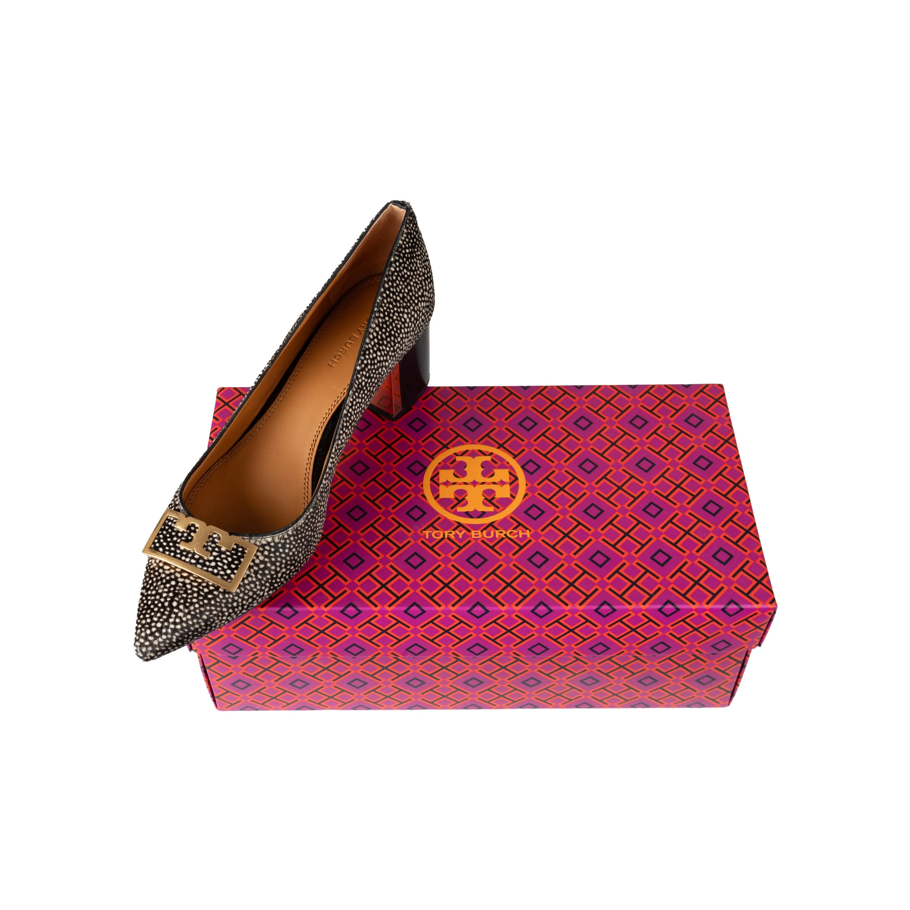 Tory Burch Gigi Calfhair Pointy Toe Pumps - '10s