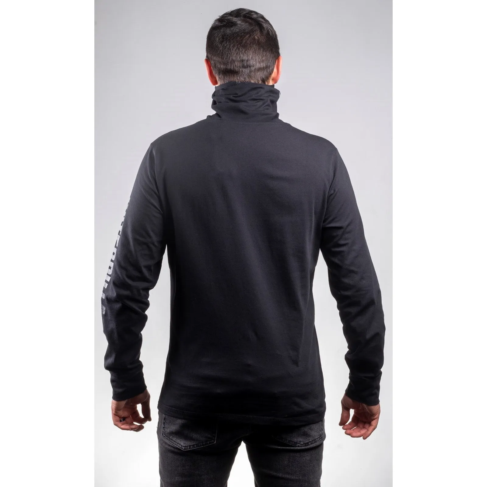 Viraloff Long Sleeve Gaiter Tee  Black