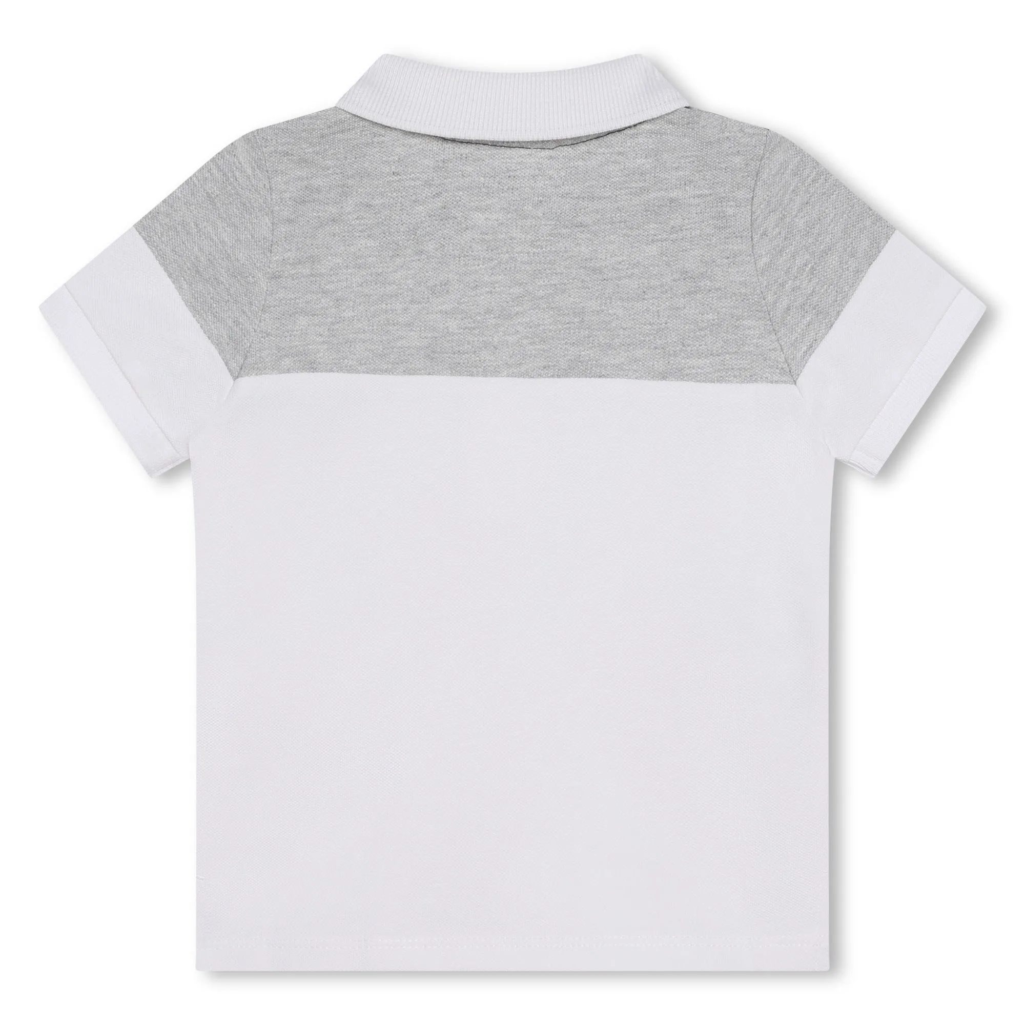 WHITE SIDE LOGO POLO T- SHIRT