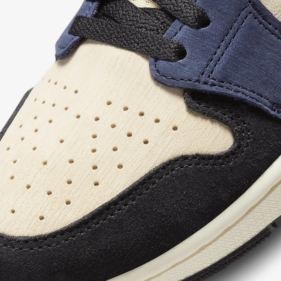 WMN'S AIR JORDAN 1 ZOOM CMFT 2 'MUSLIN/BLACKENED BLUE/COCONUT'