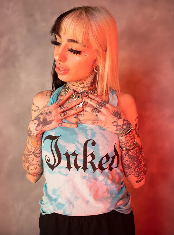 Women's Inked Logo Aqua Wash Tank