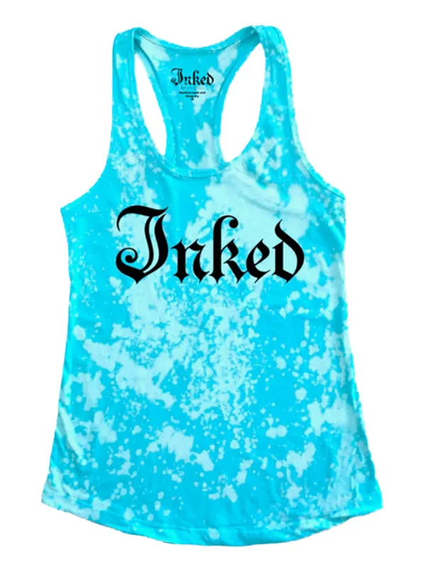 Women's Inked Logo Aqua Wash Tank