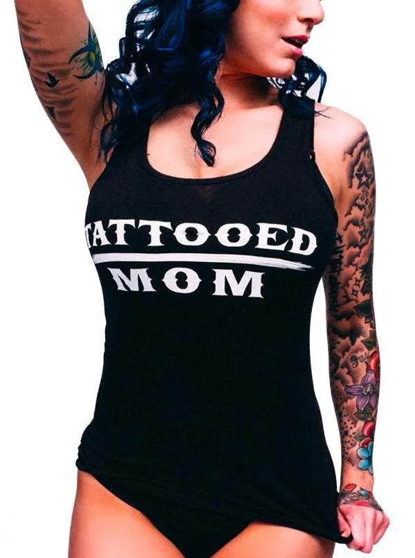 Women's Tattooed Mom Tank