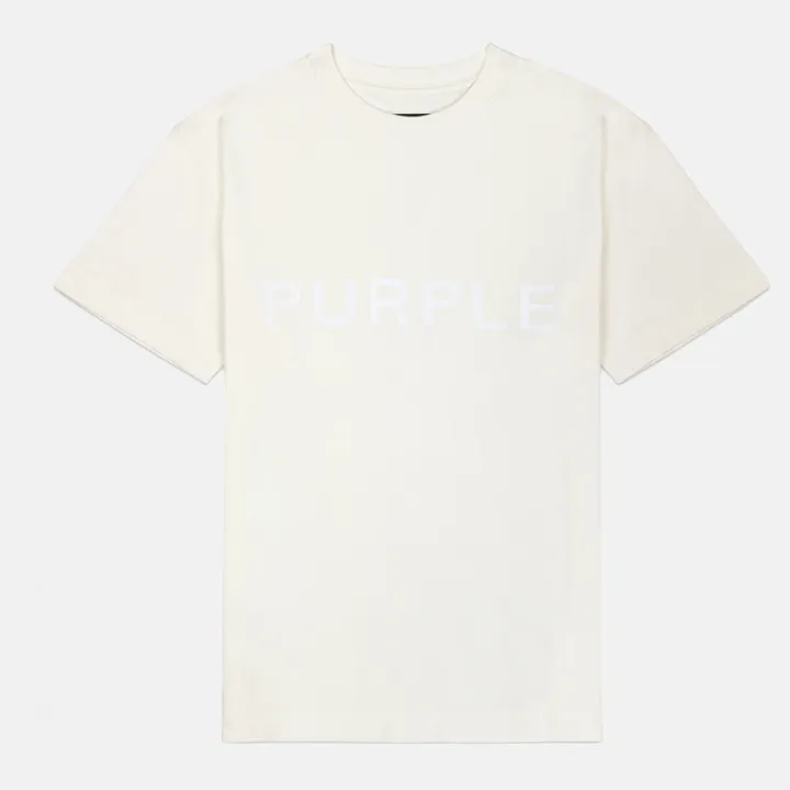 Wordmark Textured Tee (White) - PP104JWCM224