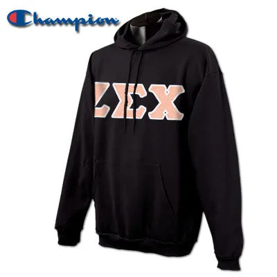 Zeta Sigma Chi Champion Powerblend Hoodie - S700 - TWILL