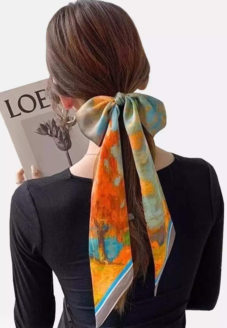 ZITIQUE Elegant hairpin scarf